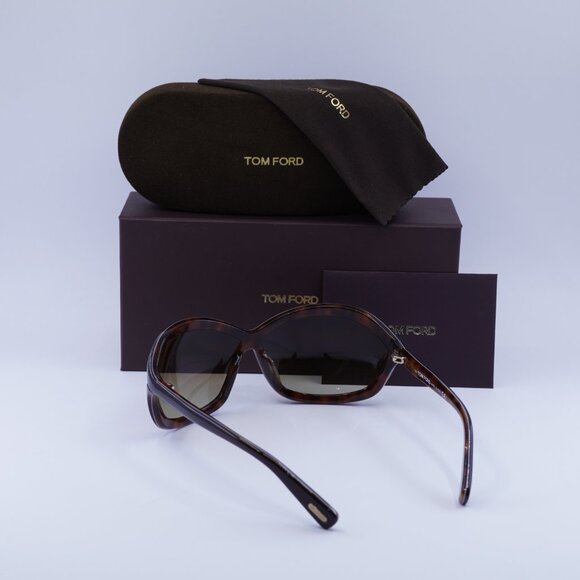 Tom Ford FT0122 PATEK 50F Sunglasses Brown Geometric Frame, Brown Lenses - Picture 8 of 8